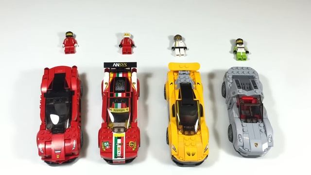 Обзор Lego Speed Champions Porsche 918 Spyder 75910 и сравнение с другими наборами серии смотреть онлайн