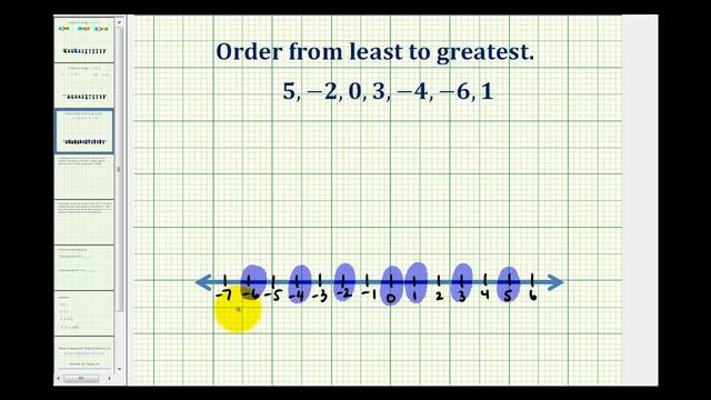 Ex: Order Integers from Least to Greatest смотреть онлайн