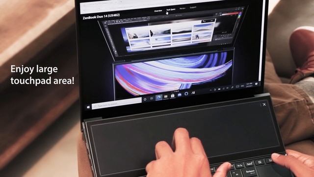 How to use ZenBook Duo TouchPad Mode | ASUS смотреть онлайн