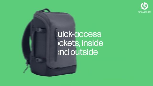 HP Travel 25L 15.6-inch Laptop Backpack | Made for one-bag lifestyle | HP Accessories смотреть онлайн