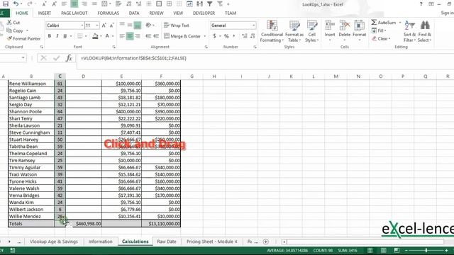 Excel 2016 Lookup Functions Explained - VLookup & HLookup смотреть онлайн