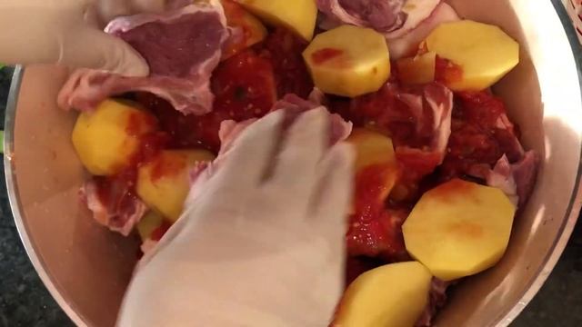 Хашлама по-армянски из баранины!Գառան մսով խաշլամա...