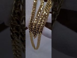 ⚡️Золотая цепочка Кубинка | Gold chain Kubinka | #shorts