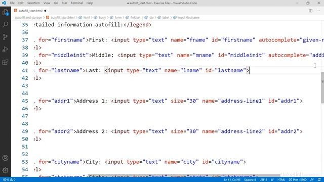 HTML Tutorial - Exploring auto-fill forms смотреть онлайн
