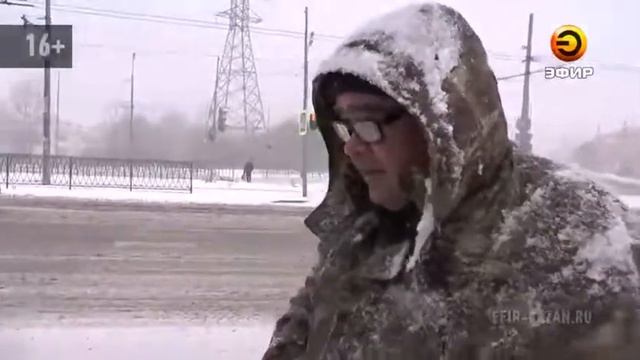 Казань целый день находилась во власти снежной стихии смотреть онлайн