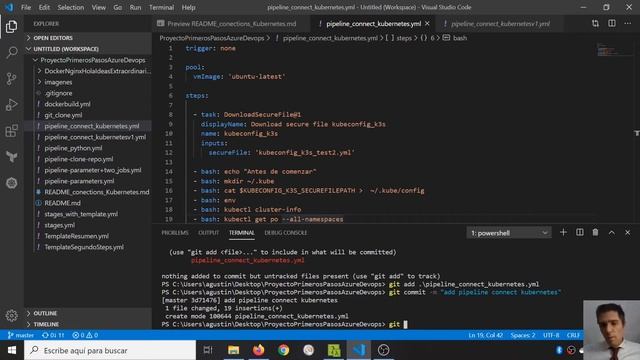 Azure Devops, realizamos un pipeline code y nos conectamos a cluster Kubernetes de forma segura. смотреть онлайн