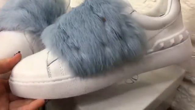 Кеды с черным и розовым мехом смотреть онлайн