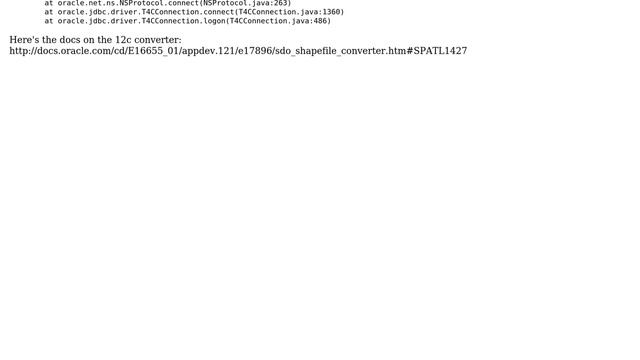 GIS: Using Shapefile Converter in Oracle 12c to load Shapefile? смотреть онлайн