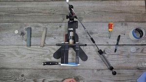 Заточка кухонного универсального ножа из стали 3Cr13 парой абразивов