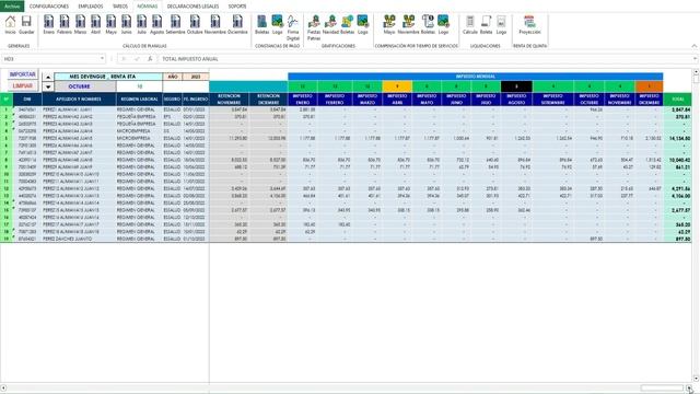 ?️Sistema de planillas REGIMEN GENERAL y MYPE en EXCEL 2024 | Calculo de renta de Quinta *VIDEO 5* смотреть онлайн