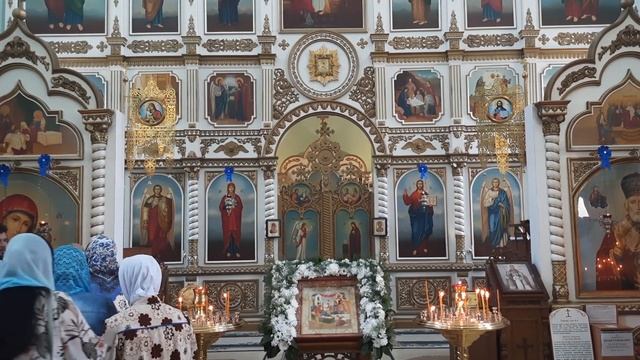 РОЖДЕСТВО БОГОРОДИЦЫ. Всенощное бдение. 20.09.23г. Храм Святителя Николая. Г. Уссурийск. Прим.край. смотреть онлайн