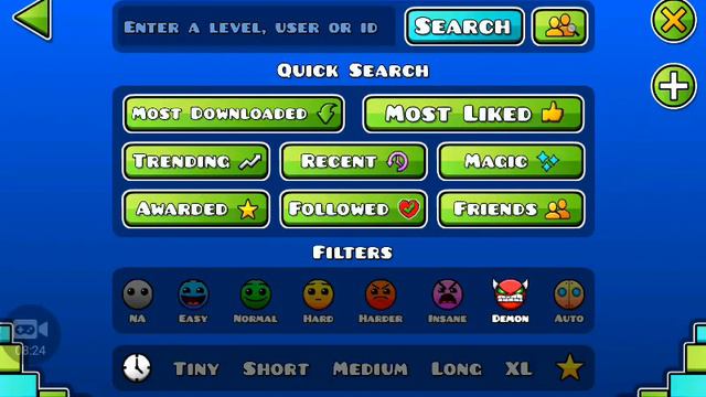 Проходим некоторые уровни в Geometry Dash которые проходил пользователь Хвист...иии много демов смотреть онлайн