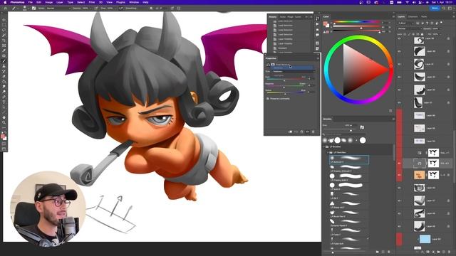 How to Paint your Character from Black & White to Colour смотреть онлайн