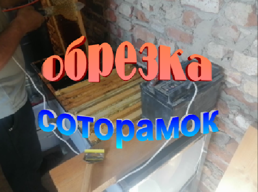 Какие рамки брать для откачки.мёда. Обрезка рамок. смотреть онлайн