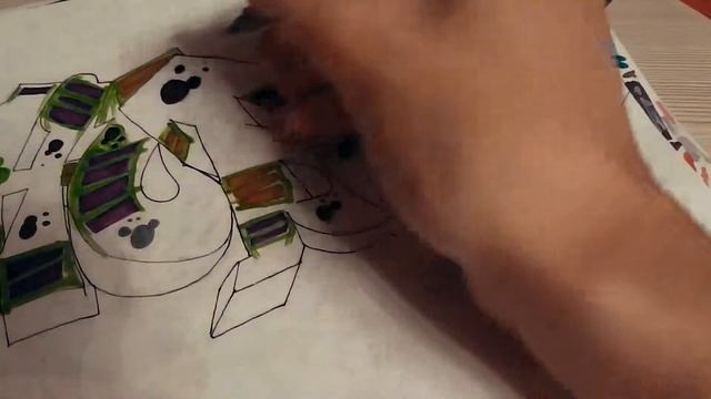 Draw sketch Graffiti on album Phobos смотреть онлайн