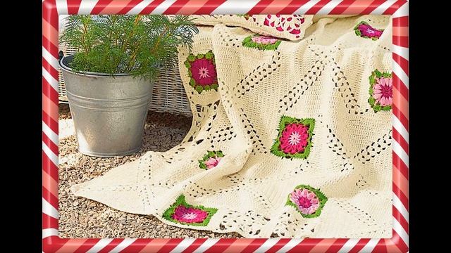 Вязаные Пледы и Покрывала / 20 моделей из свободных источников интернета. смотреть онлайн