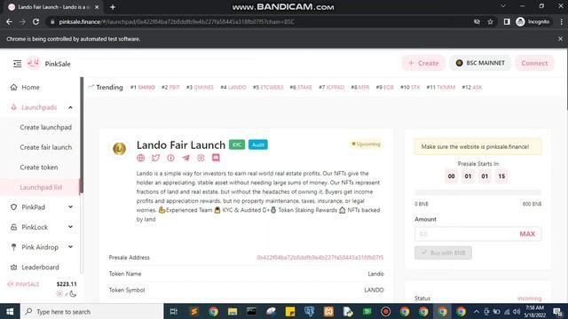 Pinksale Project Trending Bot - Python смотреть онлайн