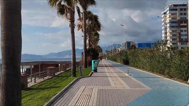 #walking🔥🔥#sea#palmtrees#прогулка🔥🔥#море#пальмы#ALANYA#TÜRKİYE💖🇹🇷#video#17.02.24 смотреть онлайн