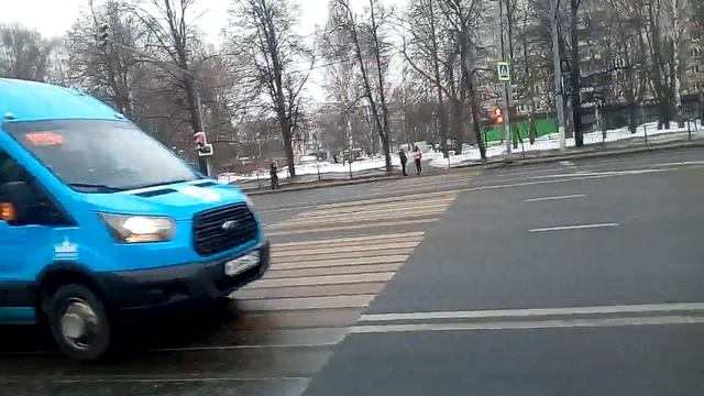 Автобус ЛиАЗ-5292.21 борт 15233 по маршруту 96, SCANIA, Ford transiz #199к и троллейбус БКМ 321 смотреть онлайн