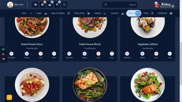 Restaurant Bootstrap 5 Admin Template with RTL Dark Theme смотреть онлайн