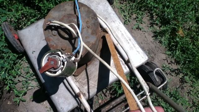 Самодельная электрогазонокосилка для дачи или дома смотреть онлайн