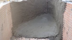 Подготовка чаши водопада к отделке Арт бетоном