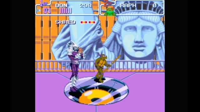 Super Nintendo (Snes) 16-bit Teenage Mutant Ninja Turtles IV Turtles in Time Scene 10
