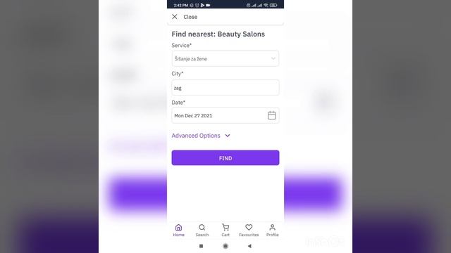 Salon booking app using React Native смотреть онлайн