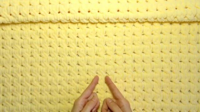 Детский плед из пряжи Ализе Пуффи Файн. Узор «Косичка». смотреть онлайн