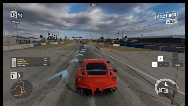 Forza Motorsport 7 - How I play with my keyboard (Online A-class & S-Class) смотреть онлайн
