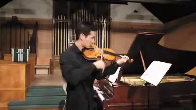 Eric Leong- Violin Sonata No. 9 in D. Maj. by L.V. Beethoven, 2. Andante con Varianzioni