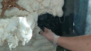 Изготовление объемного фона террариума./DIY: Terrarium background.