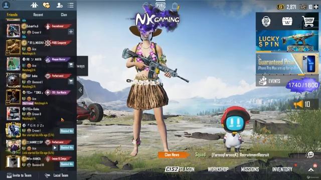 New Update New Glitch's PUBG Mobile Live Stream смотреть онлайн