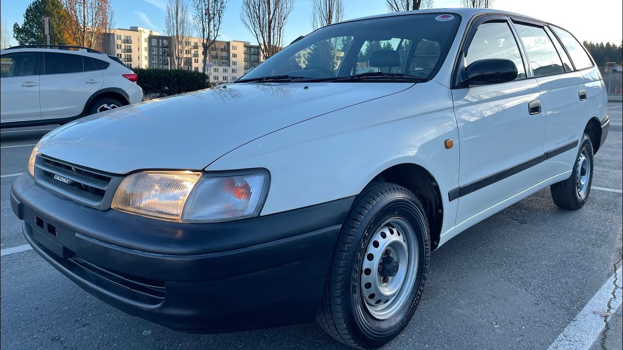 1996 Toyota Caldina CT198 2.0 Обзор Японского автомобиля с правым рулём.