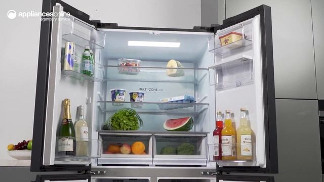 Product Review: Haier 508L Quad Door French Door Frost Free Fridge HRF580YHC смотреть онлайн