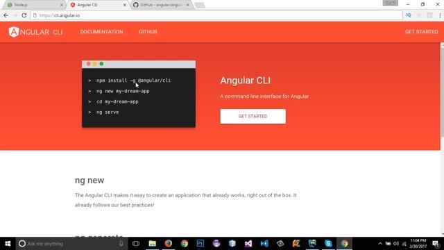 Angular 4 Tutorial - Installation #1 смотреть онлайн