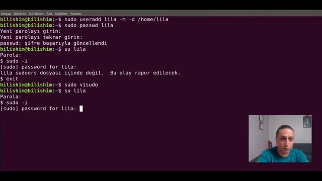sudo komutu ile Linux sıkılaştırma смотреть онлайн