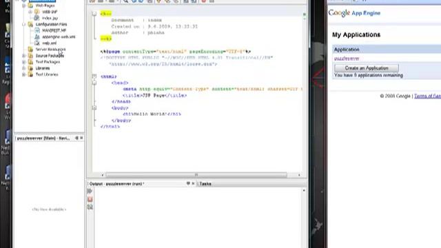 Google App Engine development in NetBeans IDE смотреть онлайн