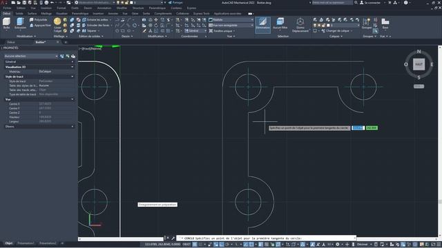 Modélisation 3D Autocad 2022 Boitier смотреть онлайн