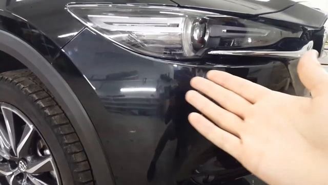 Антигравийная защита полиуретановой плёкой LLumar на Mazda CX-5 смотреть онлайн