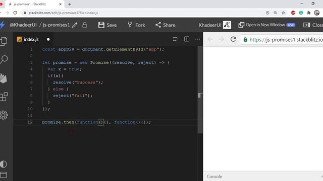 Javascript Promises object represents success and the failure of an asynchronous operation. смотреть онлайн