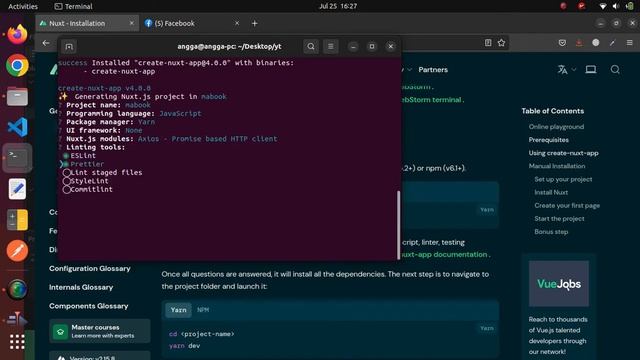 Clone Dashboard Facebook #1: Install Nuxt смотреть онлайн