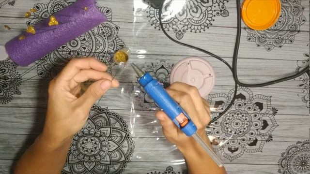 Тычинки для лилий из глитера и клея. своими руками. DIY Flowers смотреть онлайн