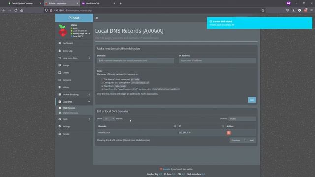 Create Local Domain Names With UNRAID and Pi-hole смотреть онлайн