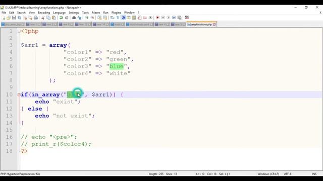 06 PHP Array Functions - Part 7 By IT Tutorials in Hindi смотреть онлайн