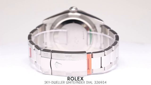 Rolex Sky-Dweller Stainless Steel and White/index Dial 326934(T4D) watch 360 смотреть онлайн