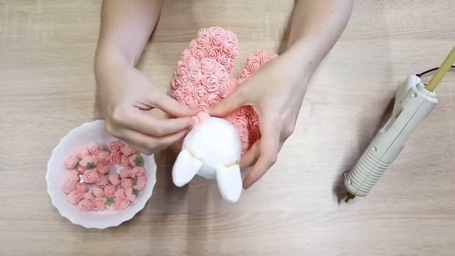 Зайчик из роз своими руками / Мишка из роз смотреть онлайн