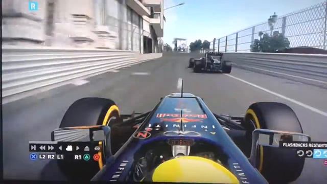 F1 2013 PS3 Monaco pit exit смотреть онлайн