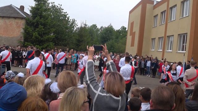 Выпускной у сына в Храбровской школе