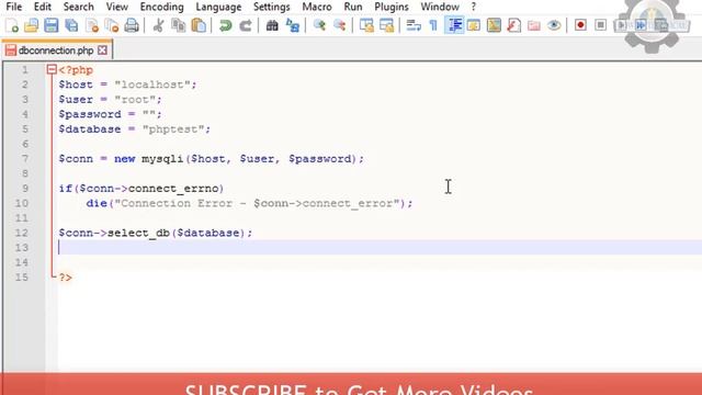 how to connect database in php with mysql смотреть онлайн